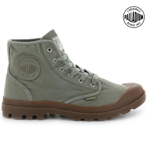 Pánské Boty Palladium Pampa Hi Olivy Zelené | CZ RIY-61H